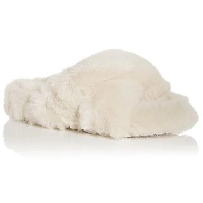 Exclusive Fashion Deals J/Slides Womens Charli Faux Fur Open Toe Slide Sandals
