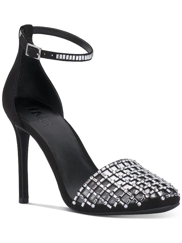 Limited Time Flash Sale Jaspen Womens Rhinestone Embellished Heels
