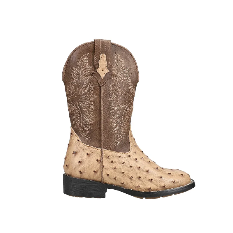 Limited Time Offer Jed Embroidered Square Toe Cowboy Boots (Little Kid)