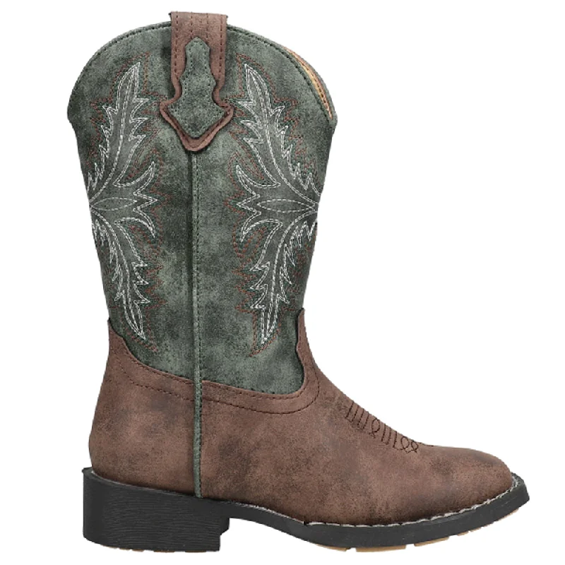 Massive Savings Jed Square Toe Cowboy Boots (Little Kid)