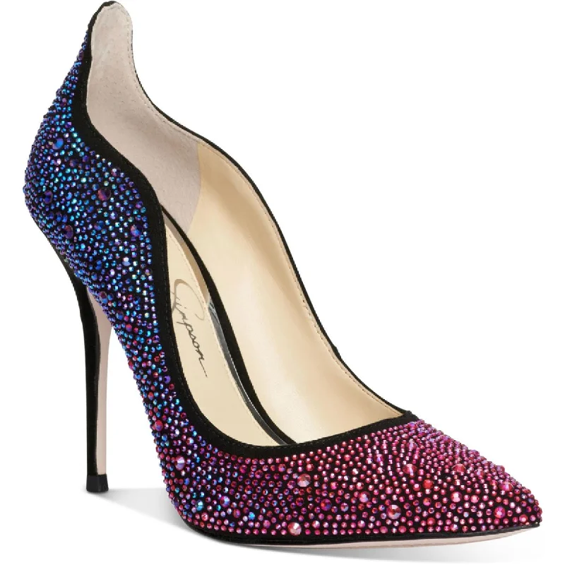 Casual Women's Flats Jessica Simpson Womens Wayva Rhinestone Heels
