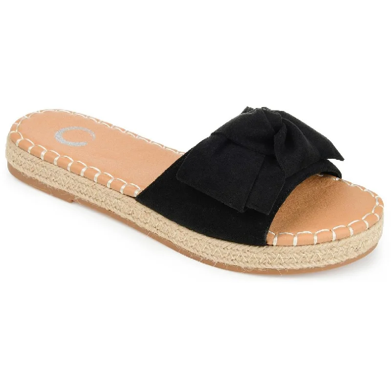Catch Every Fashion Trend Journee Collection Womens Evva Faux Suede Flatform Espadrilles