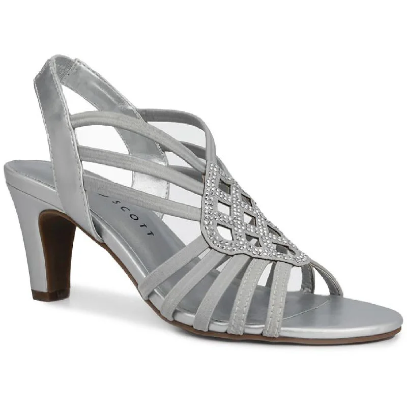 Trend Forward Threads Karen Scott Womens Darcyy Strappy Embellished Pumps