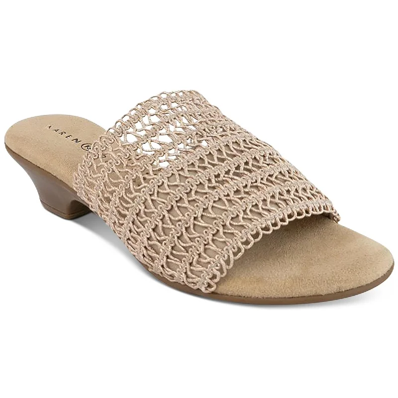 Formal Shoes Clearance Karen Scott Womens ELSA Slip On Slide Sandals