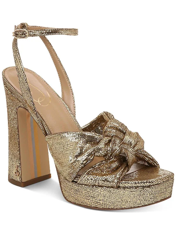 Breathable Shoes Discount Kristen Womens Knot-Front Platform Sandals