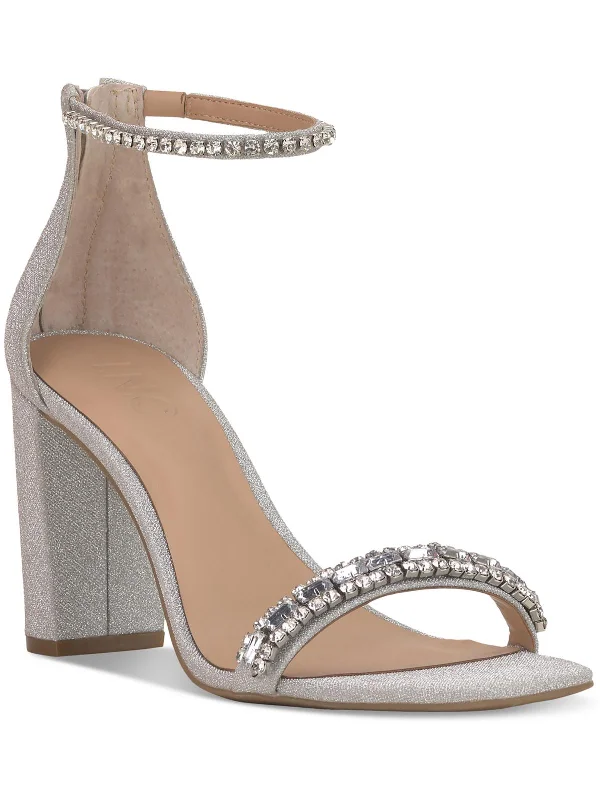 Budget Friendly Lana Womens Embellished Open Toe Heels