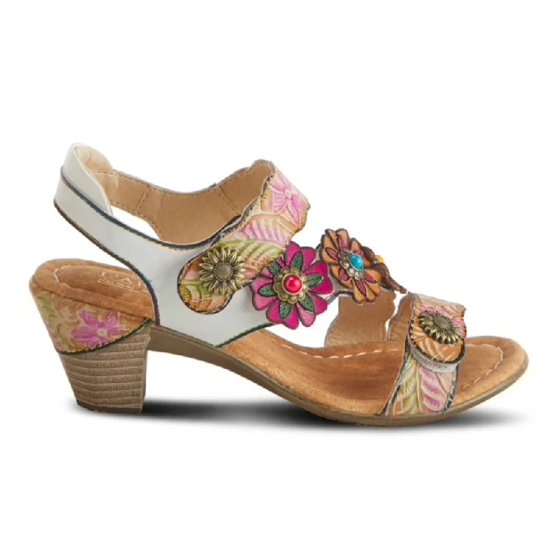Durable Walking Shoes Sale L'Artiste By Spring Step Women's Aromas - White Multi