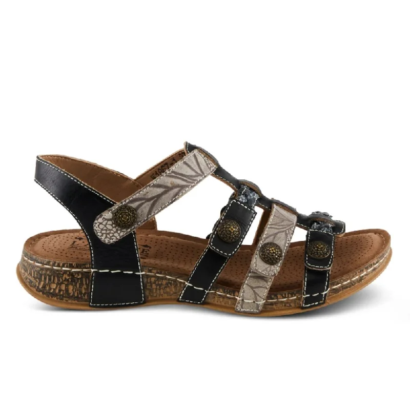 On-Trend Fashion Offers L'Artiste By Spring Step Women's Delila - Black Multi