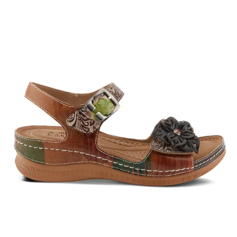 Day To Night Styles L'Artiste By Spring Step Women's Jenella - Brown Multi