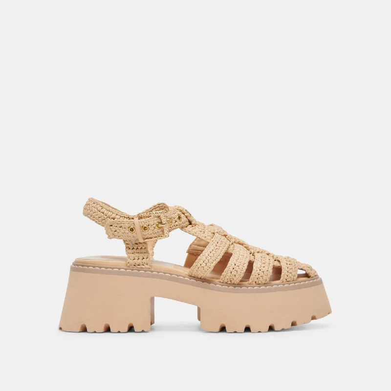 All-Season Shoes Discount LASLY SANDALS NATURAL KNIT
