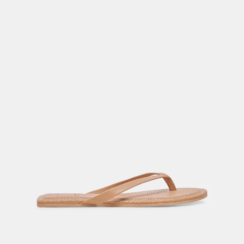 Luxury Casual Footwear LAYNEY SANDALS LIGHT TAN LEATHER
