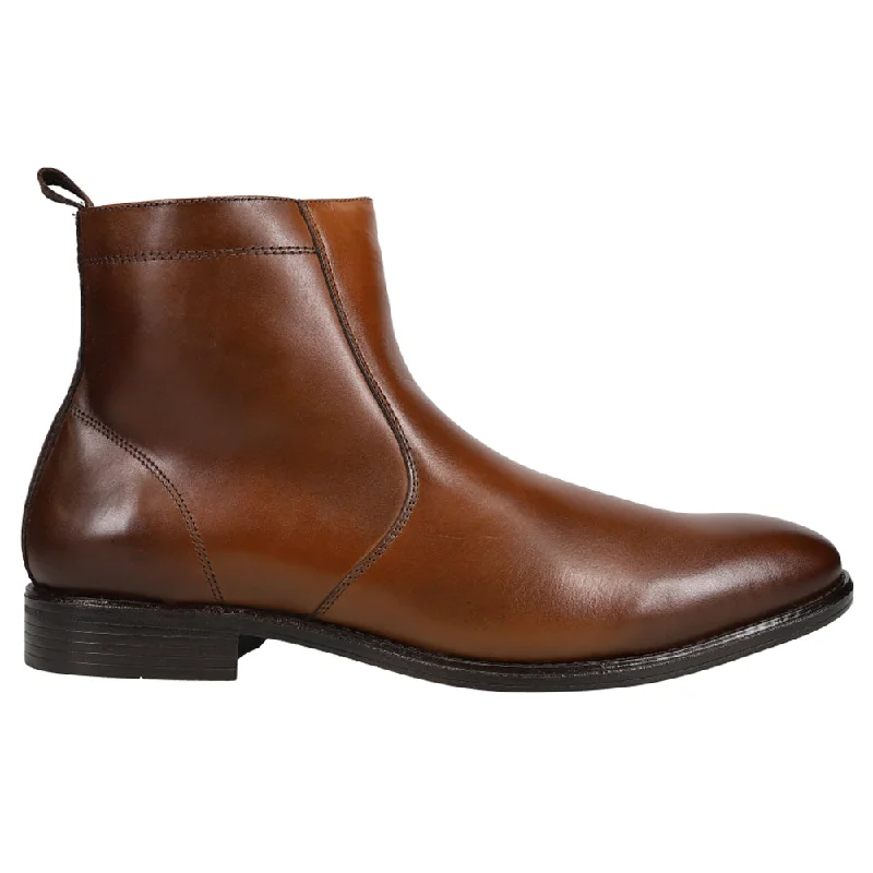 Catch Every Fashion Trend Lewis Zippered Round Toe Boots