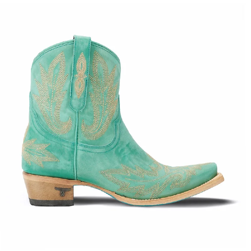 Chic Style Discounts Lexington Embroidered Snip Toe Cowboy Booties