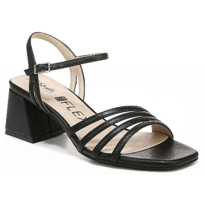 LifeStride Womens Celebrate Metallic Strappy Heels