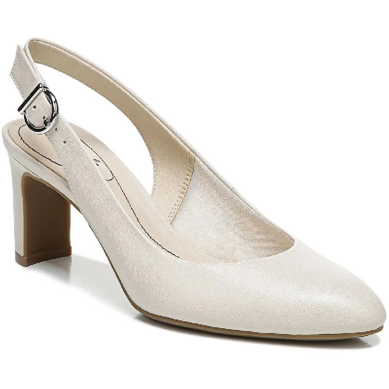Soft Sole Casual Shoes LifeStride Womens Gigi Sling  Cushioned Footbed Slip On Dress Heels