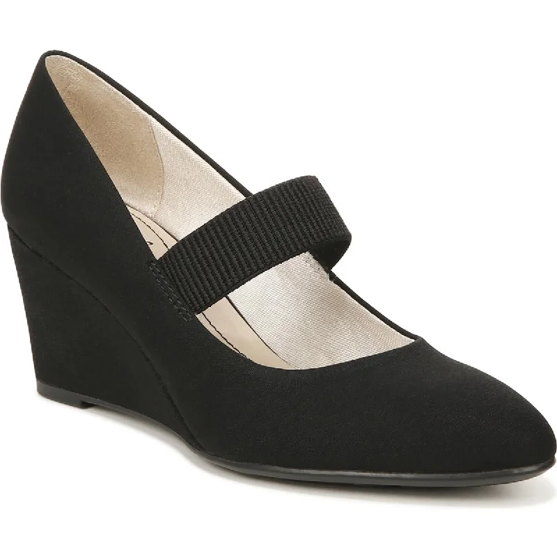 The Latest Trends LifeStride Womens Gio MJ Slip-On Almond Toe Mary Jane Heels