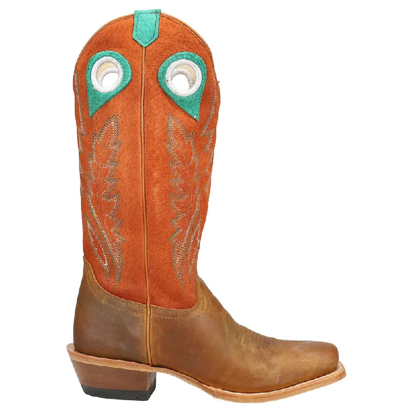 Fashionable Casual Footwear Offers Lorena Embroidered Cut Outs Wide Square Toe Cowboy Boots