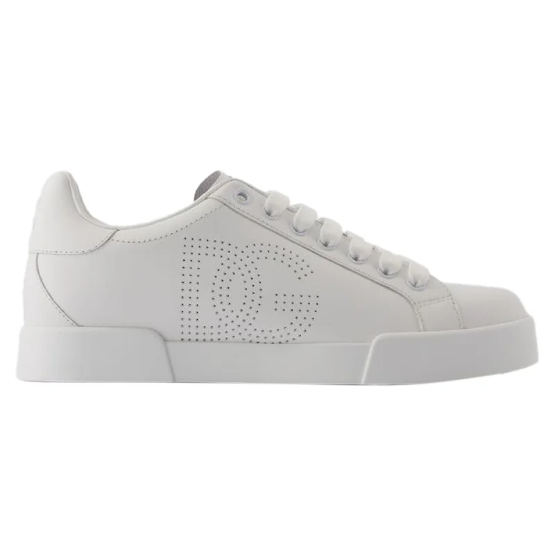 Low Top Sneakers - Dolce&Gabbana - Leather - White