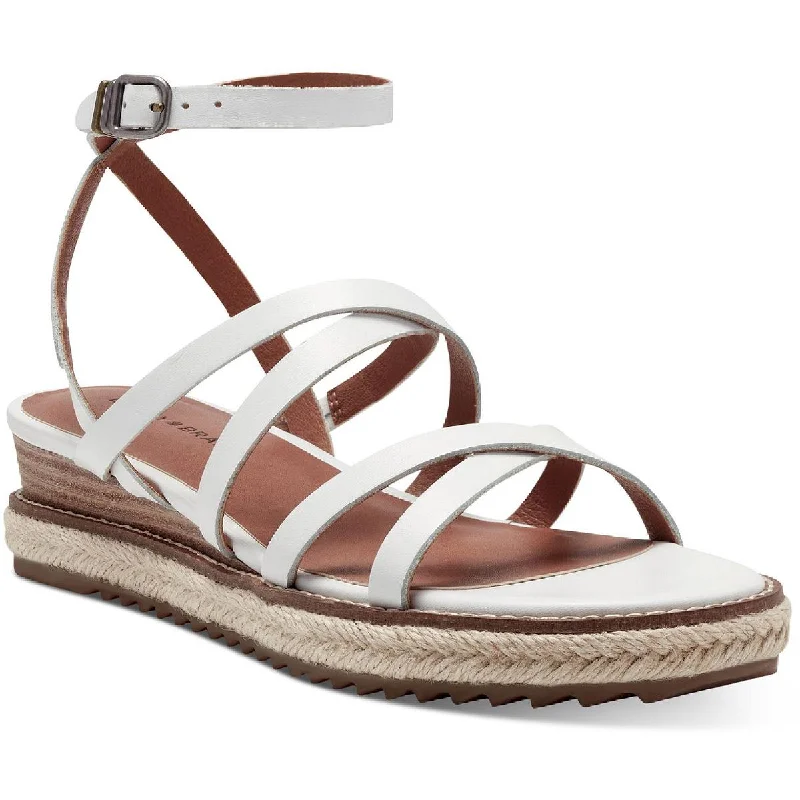Romantic Chic Deals Lucky Brand Womens Nemelli Strappy Leather Espadrilles