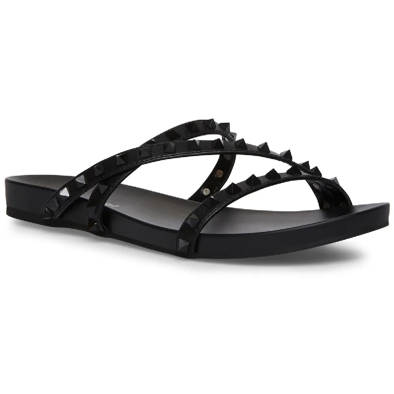 Laid-Back Fashion Offers Madden Girl Womens Candy Studded Slide Sandals