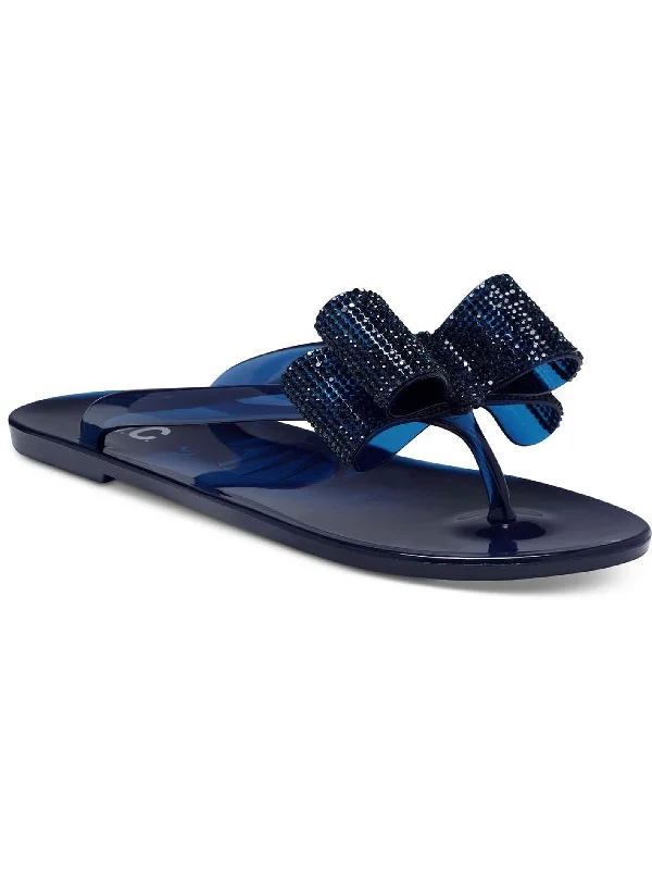 Shop The Hottest Deals Madena Womens Jelly Thong Flip-Flops