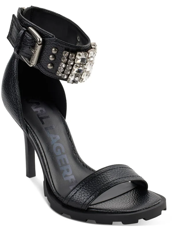 New In This Season Malinda Womens Leather Dressy Heels
