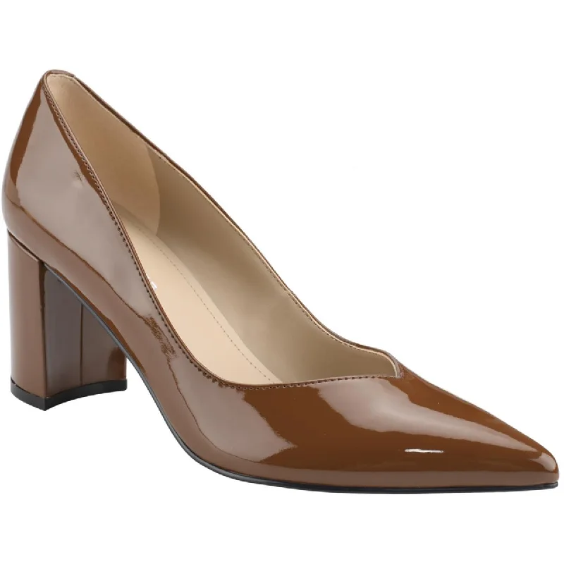 On-Trend Fashion Offers Marc Fisher Womens Caitlin 3 Patent Solid Block Heels