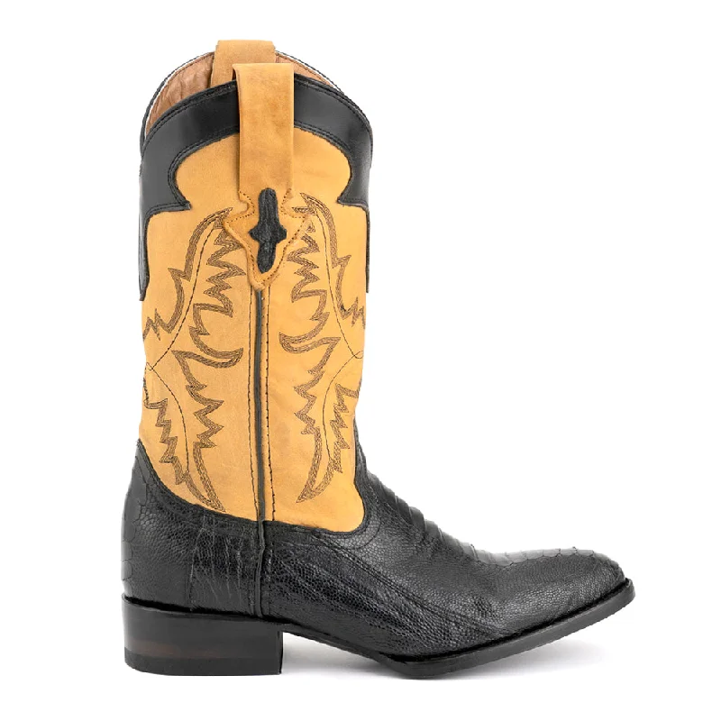 End Of Season Clearance Nash Ostrich Round Toe Cowboy Boots