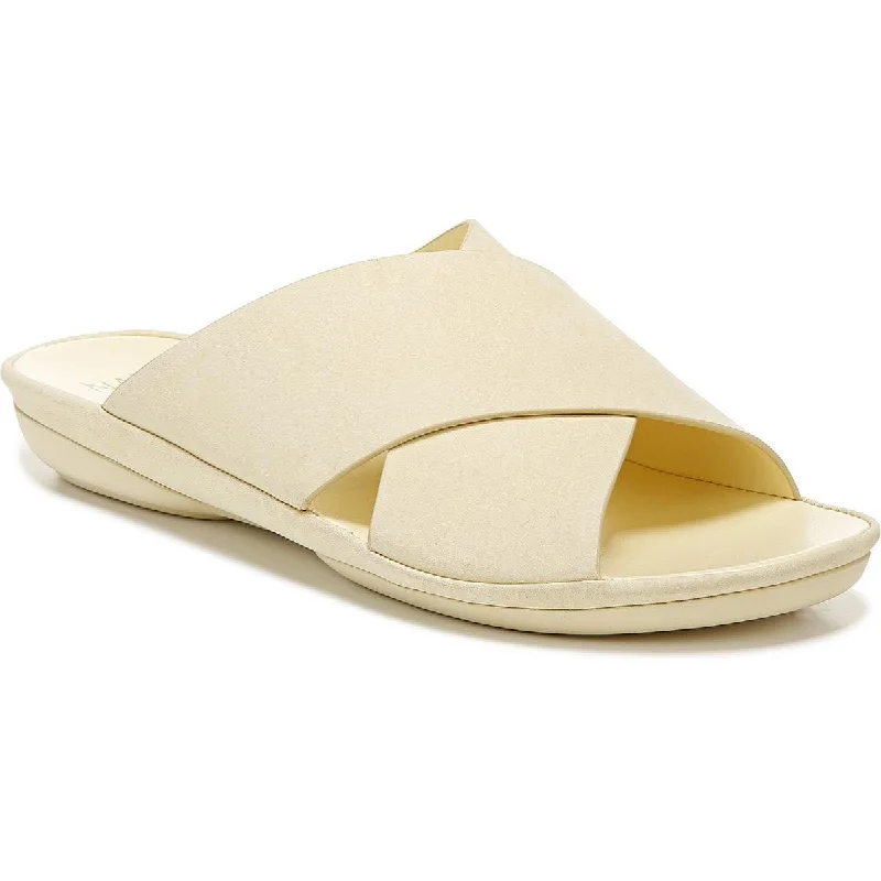 Women's Everyday Shoes Naturalizer Womens Genn-Stroll Leather Criss-Cross Front Slide Sandals Women's Everyday Shoes Naturalizer Womens Genn-Stroll Leather Criss-Cross Front Slide Sandals