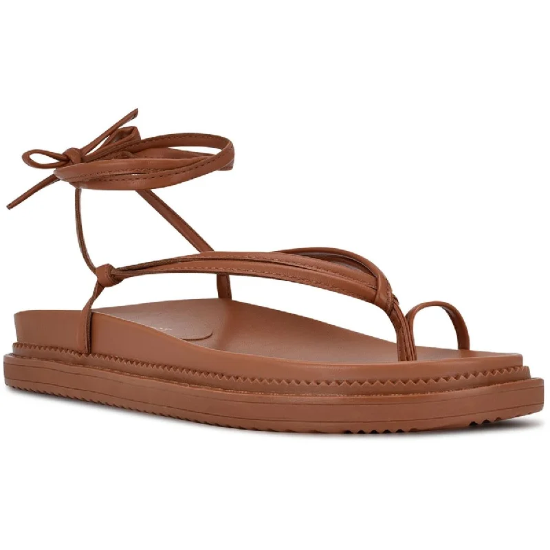 Premium Boots Discounts Nine West Womens Sarest 3 Toe Loop Arch Support Thong Sandals