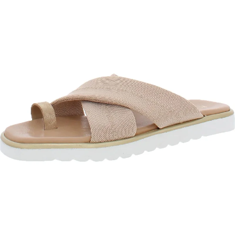 Premium Boots Discounts NYDJ Womens Ronna Toe Loop Slip On Slide Sandals