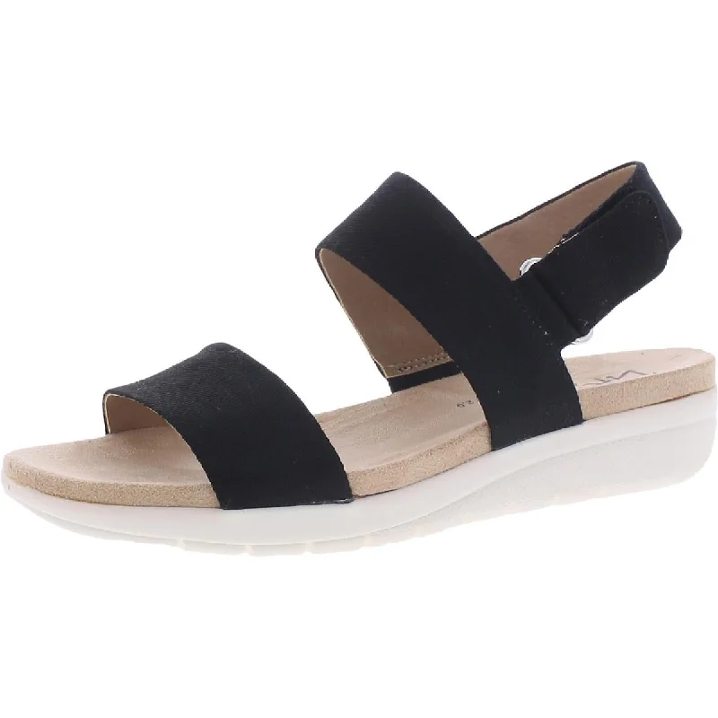 Peaceful Womens Open Toe Ankle Strap Wedge Sandals