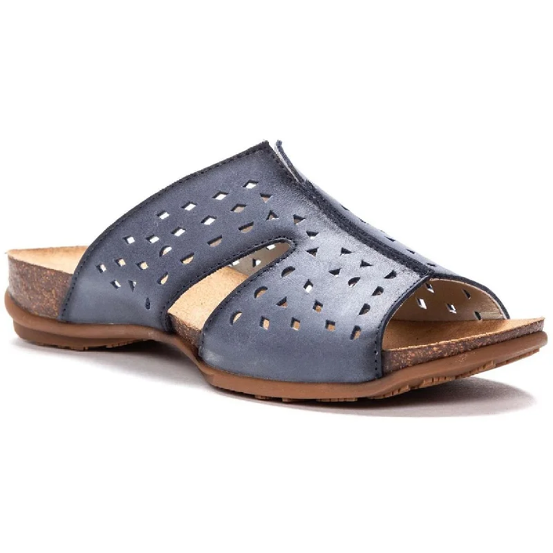 Best Women's Shoe Deals Propet Womens Fionna Leather Footbed Sandals