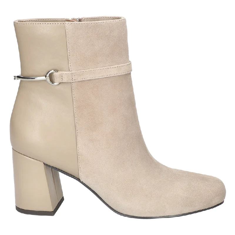 Statement Footwear Discount Quincy Square Toe Zippered Booties