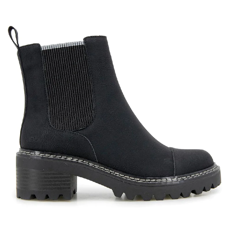 Vintage-Modern Style Offers Rd Round Toe Chelsea Zippered Booties