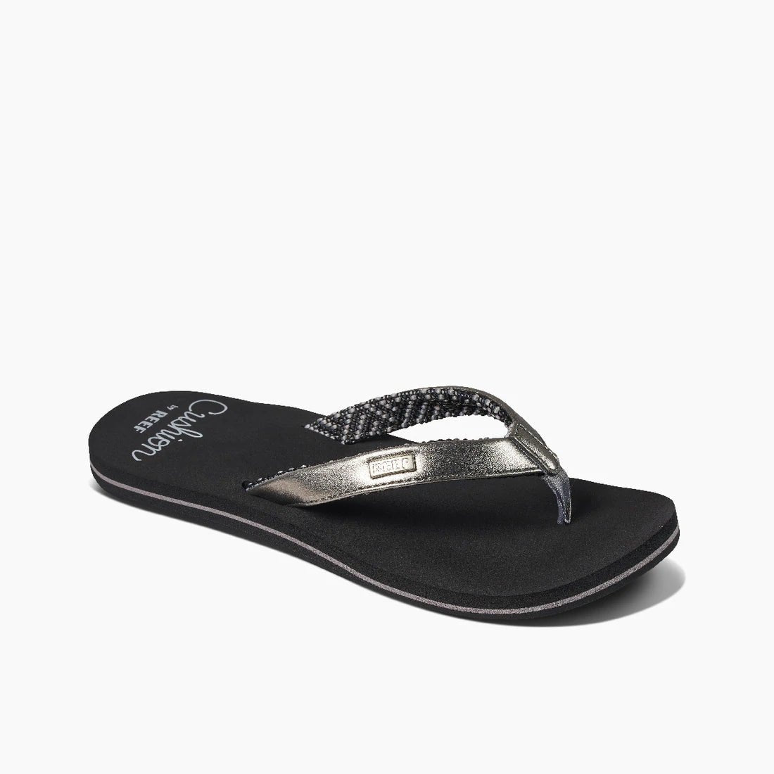 Trend Forward Threads Reef Women's Cushion Sands - Gunmetal