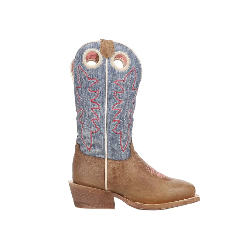 Elegant Evening Shoes Deal Ride 'em Cowgirl Square Toe Cowboy Boots (Little Kid)