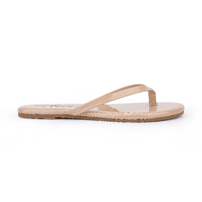 Low Price Special Rivington Flip Flop in Nude Patent
