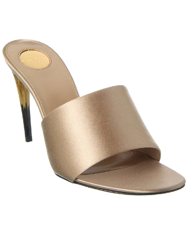 Saint Laurent Lodge 90 Satin Sandal