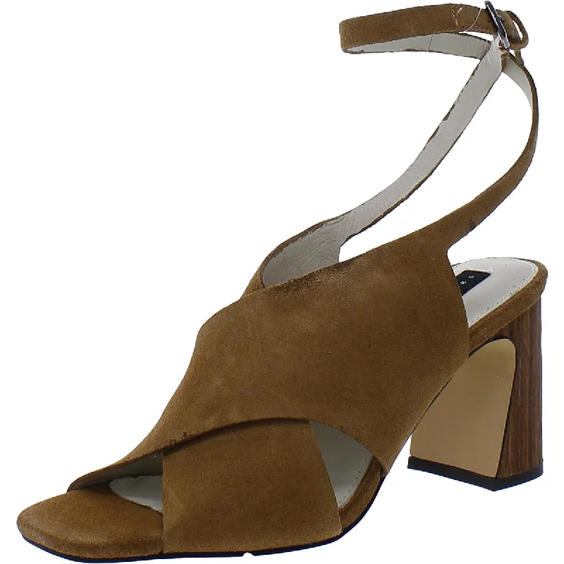 Feminine Luxe Style Sale Sanctuary Womens Rowdy Suede Block Heel Slingback Heels