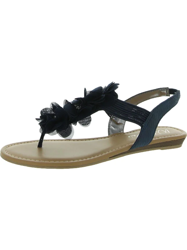 Vintage Style Deals Sari Womens Stretch Slip-On Thong Sandals