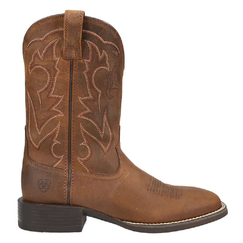 Fashionable Everyday Shoes Sport Outdoor Square Toe Cowboy Boots
