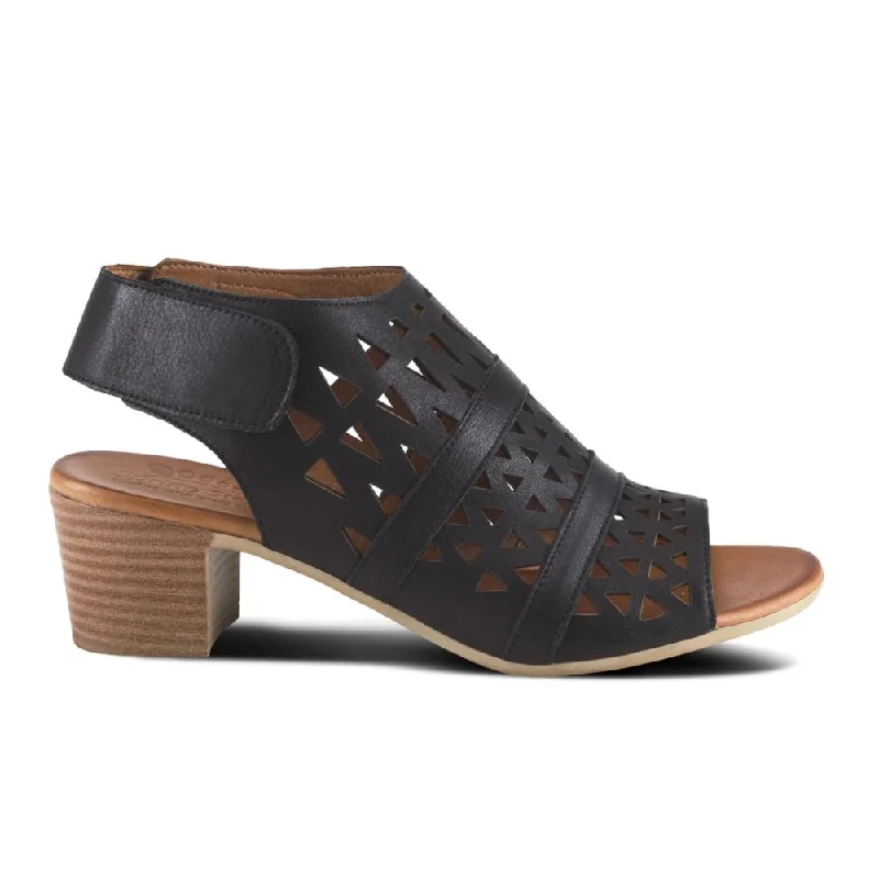 Non-Slip Shoes Sale Spring Step Women's Dorotha - Black Leather