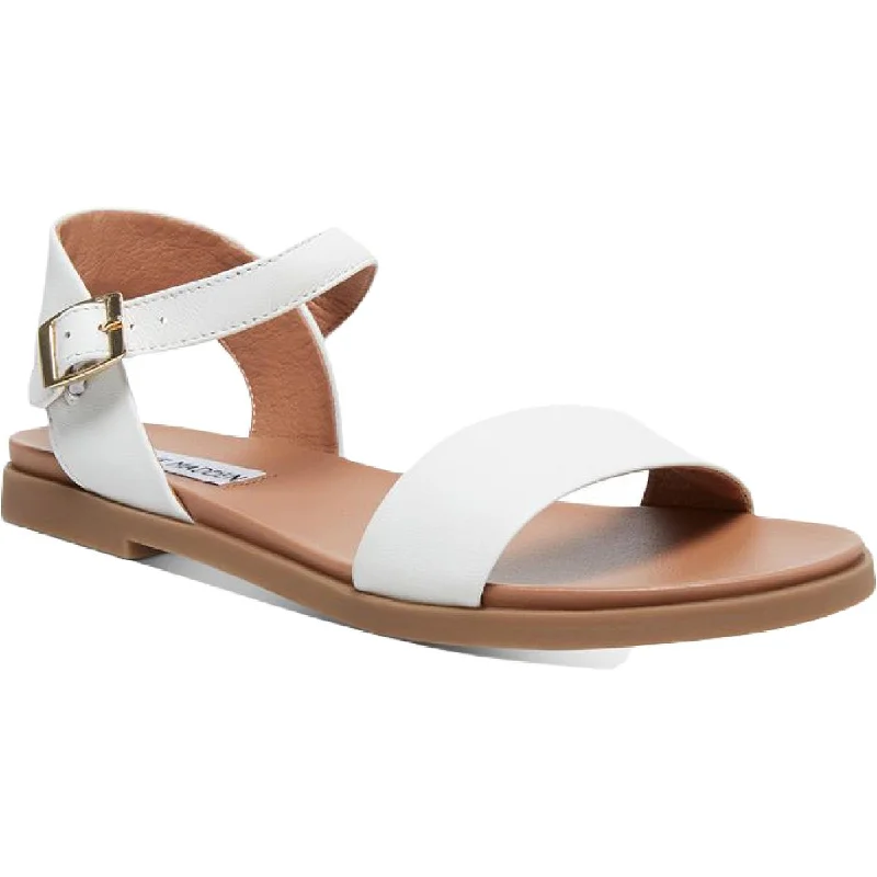 Premium Style Offers Steve Madden Womens Dina Ankle Flat Sandals