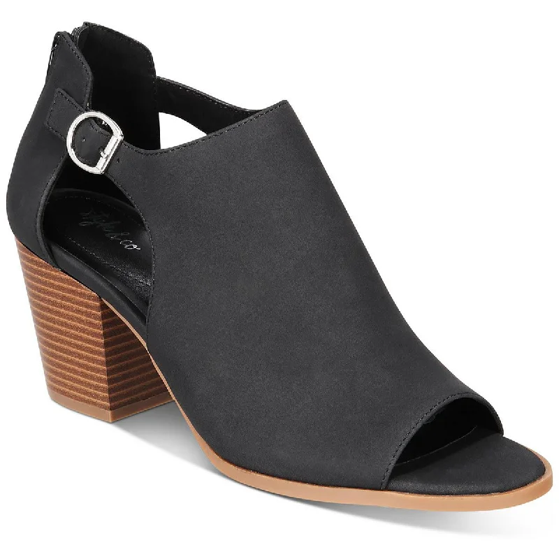 Timeless Style Promotions Style & Co. Womens Jennaap Open Toe Block Heel Block Heels