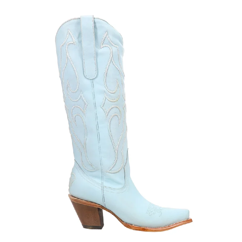 Chic Breathable Shoes Tall Embroidered Snip Toe Cowboy Boots