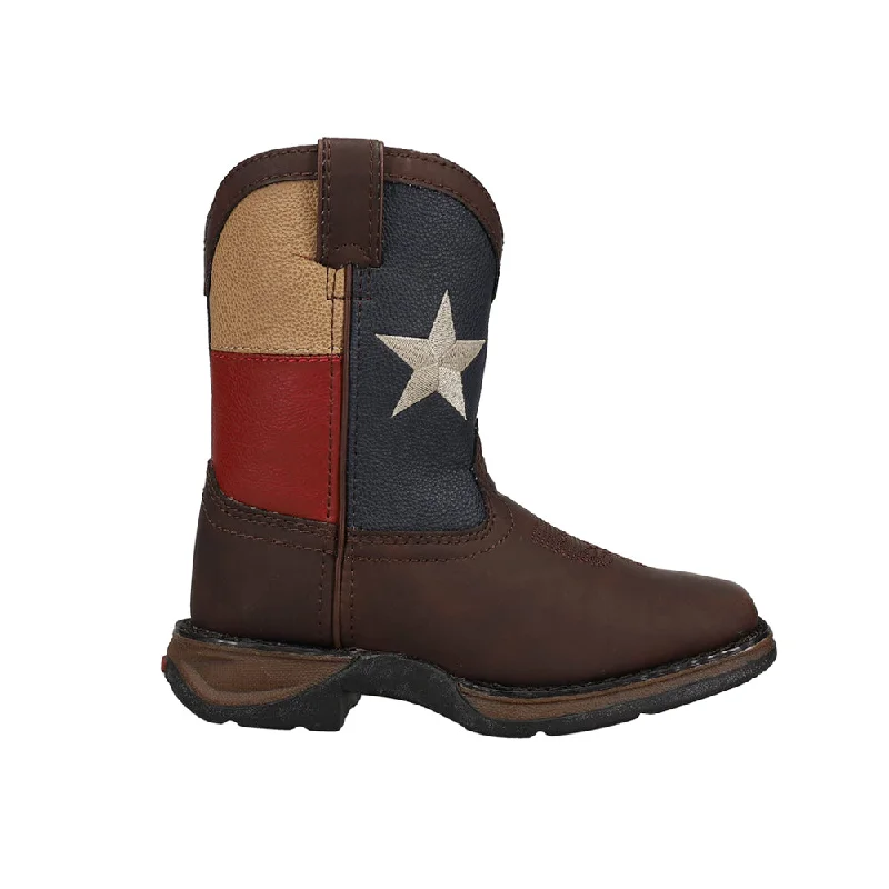 Budget-Friendly Fashion Texas Flag Wellington Square Toe Boot (Little Kid-Big Kid)
