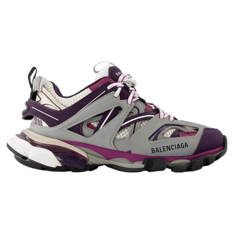 Track Sneakers - Balenciaga - Synthetic - Grey/Purple