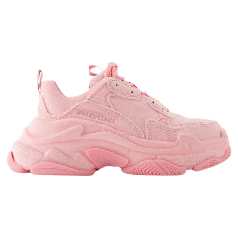 Triple S Sneakers - Balenciaga - Leather - Pink