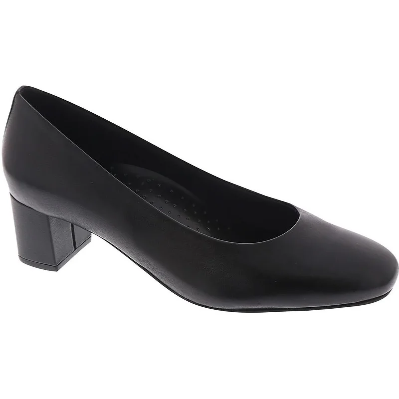 Trend Leading Collection Trotters Womens Daria Leather Slip-On Pumps